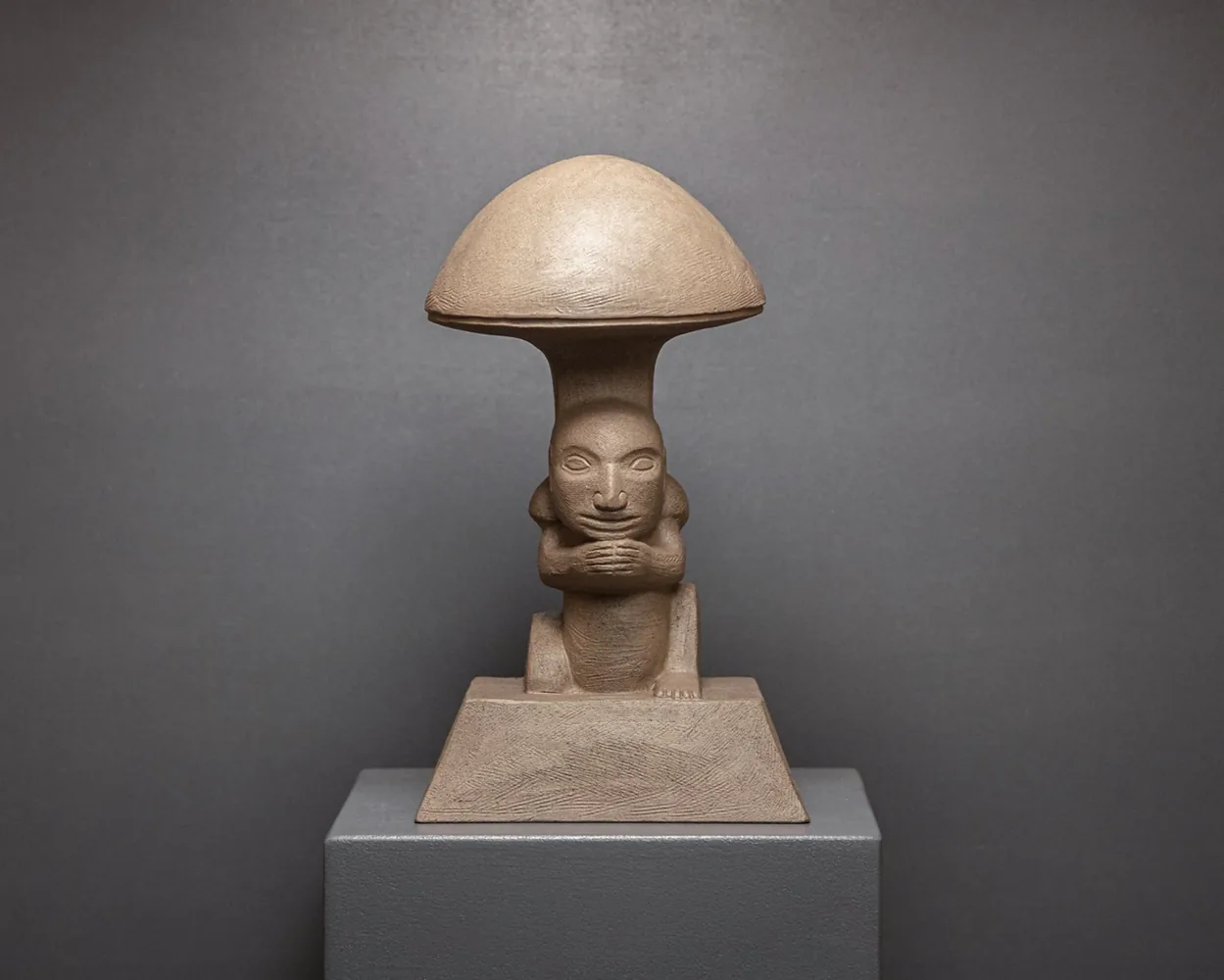 Olmec Prayer, front view
